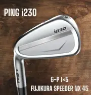 Lefty PING i230 Iron 6 P Set of 5 FUJIKURA SPEEDER NX 45 Left
