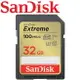 【公司貨】SanDisk 32GB Extreme SD SDHC UHS-I U3 V30 記憶卡