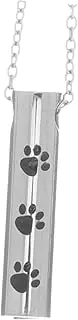 FONDOTIN Ashes Memorial Necklace Urn Pendant Cremation Necklace for Ashes Titanium Steel Jewelry
