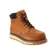 Cactus Footwear Work Boot Shoes Men Size 7 1/2 Brown Steel Toe 627MS