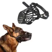 Plastic Basket Dog Muzzle Comfortable For Dog Various Sizes Tan Color No Bite