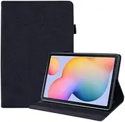 [YBFJCE] Case for Samsung Galaxy Tab S6 Lite 10.4 inch 2022/2020,Slim Stand Shell Protective Case with Pencil Holder,Premium PU Leather Folio Cover for Galaxy Tab S6 Lite (SM-P613/P619/P610/P615),Black