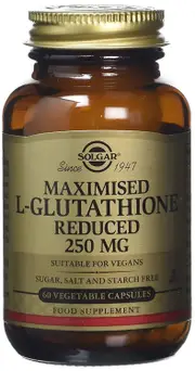 Solgar Maximised L-Glutathione 250 mg Vegetable Capsules, 60