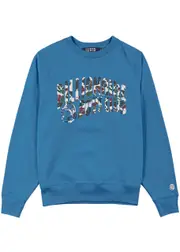 Billionaire Boys Club Duck Camo Arch Logo-print Cotton Sweatshirt - Blue - M M