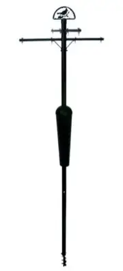 Squirrel Stopper Deluxe Squirrel Proof Pole System with Baffle