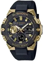 [Casio] GSTB400GB-1A9 G-Steel Men's Watch Black 49.6mm Resin/Stainless Steel, Black, Black, strap