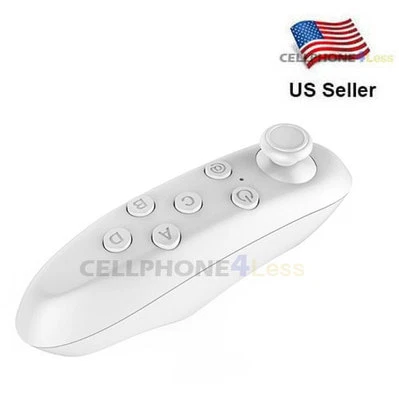 Wireless Bluetooth Mini Gamepad Mouse Remote Controller Joystick - White