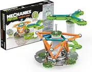 Geomag - Mechanics Motion Magnetic Gears - Educational and Creative Game for Children - Magnetic Building Blocks, Recycled Plastic - Set of 96 Pieces, Multi-Coloured, 767