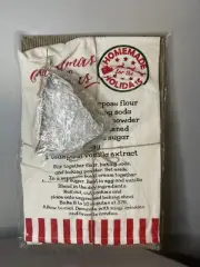 2015 Mud Pie Christmas Flour Sack Towel & Cookie Cutter