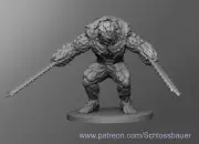 Biggyman Demon Golem Monster Manual 28mm Scale DND D&D Miniature SB
