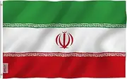 ANLEY Fly Breeze 3x5 Feet Iran Flag - Vivid Color and UV Fade Resistant - Canvas Header and Double Stitched - Republic of Iran Flags Polyester with Brass Grommets 3 X 5 Ft