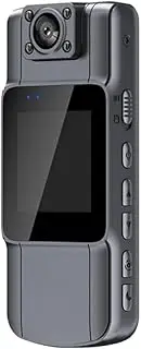 Pohsjasd Digital Video Camera HD Body Camera Records Audio and Video 7 Hours Battery Life Regular Version
