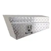 Renegade Industrial 880mm Left Hand Slim Line Checker Plate Aluminium Under Tray