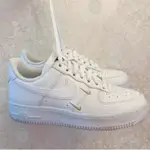 NIKE AIR FORCE 1 07 白金 雙勾 白色 CT1989-100 厚底 女 慢跑鞋