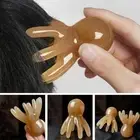 1PC Resin Octopus Comb Head Massager Meridian Scalp Gua Massage Sha Combs T0V4