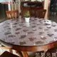 圓桌布PVC軟塑料玻璃防水防油防燙免洗圓形餐桌布透明桌墊水晶板