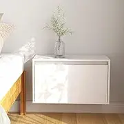 Wall Cabinet White 60x30x35 cm Solid Wood Pine Wall Furniture