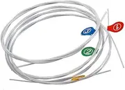 4 Pieces Ukulele Strings Better-Resonance Replacement Part Guitar String, White U12