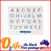 Alphabet Tracing Boards Magnetic ABC Trace Letters and Numbers Wooden AU STOCK