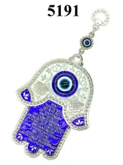 Hamsa Evil Eye Home Decoration Glass Lucky Eye Talisman #5191