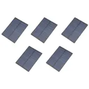 5 Pack 5V 1.3W 110mm x 80mm Mini Solar Panel Cell for DIY Electric Power Project