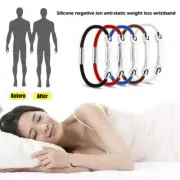 Silicone Bracelet Fashion Anti-Static Titanium Magnetic Germanium Unisex GX E9W4