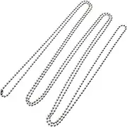 ULTECHNOVO Blinds Pull Beads Roller Shade Bead Chain Blind Supplies Fan Chain Roller Blind Beads Chain Bead Chains Metallic Curtains Window Blind Replacement Chain Metal Ball Repair