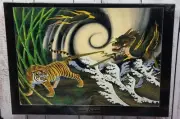 Inoichiro Sekiguchi Ryuko-Zu Central Hobby 1000 Pcs Puzzle Tiger Dragon Battle