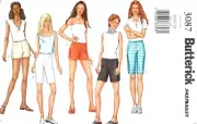 Butterick Sewing Pattern 3087 Shorts Misses Size 20-24