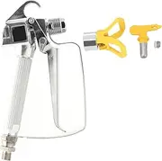 Airless Paint Spray Gun, High Pressure 3600psi Air Less Paint Spray Gun, with Nozzle Holder with 517 Nozzle Tip, Sprayer Parts Accessories
