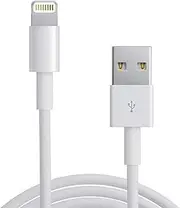 20cm 1m 2m Cable Compatible with for Apple iPhone 5 6 6S 7 8 X XS Xr SE 11 12 13 14 Plus Mini Pro Max iPad Air Data Sync Charger Charging USB Cord (1 Meter)