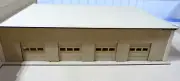 Unfinished Custom 1/64 Scale 4 Bays Front, 2 Bays Rear Garage/ Center 1/8" Wood