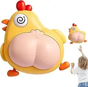 Vertical Jump Trainer Kids - Height Bouncer with Voice Chicken Shape Measuring Clicker,Fitness Touch Measurement, Vertical Jump Trainer Enhances Skills for Kids, Practice, Development Aged 3+