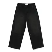 [Untitled Artworks] Untitled Artworks Double-knee Trousers L BLACK