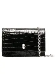 Alexander Mcqueen Small Skull Bag in Black