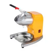 NNEAGS Ice Shaver Electric Stainless Steel Ice Crusher Slicer Machine Commercial