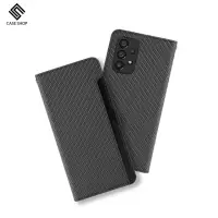 在飛比找momo購物網優惠-【CASE SHOP】Samsung A33 前插卡側立式皮