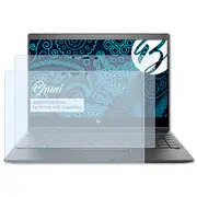 Bruni 2x protective film compatible with HP Envy x360 13-ag0005ng film clear