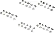 [Operitacx] Clutch Pin Backs Locking Pin Backs Badge Pins Backs Brooches Blank Badges with Pin Enamel Pin Locking Backs Tacks Enamel Pin Blanks Pin Backings Labels Locking Pin Keeper