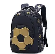 [Generic] School Backpack For Boys | Kids Boy Backpack Waterproof Sports Backpack,Soccer Backpack, Large Capacity Boys School Bag for College, Camping, Campus, Traveling, Commuting