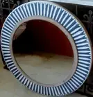 Coastal Style Solid Metal / Wood Wall Mirror BRAND NEW