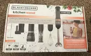 BLACK+DECKER Kitchen Wand Cordless Immersion Blender, 6 in 1 Multi Tool Set