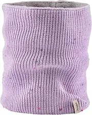 [Sterntaler] Knitted Tube Scarf with Effect Yarn Multicoloured Girls - Knitted Scarf Baby - Baby and Children Loop, Lined with Microfleece - Lilac, 0, lilac, One size