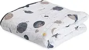 Little Unicorn Cotton Muslin Blanket Quilt- Planetary