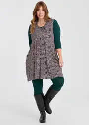 [Taking Shape] Taking Shape Printed Tunic Size 14 in Multi Print - Plus Size Women's Clothing Multi Print