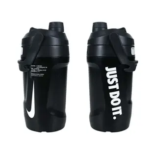 NIKE FUEL JUG大口徑霸水壺40OZ-健身 運動水壺 1180ML  黑 N100311005840