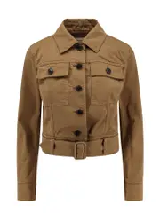 [Saint Laurent] Saint Laurent-Certified Cotton Cropped Jacket-Donna 38