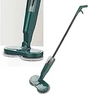 Electric Cordless Spray Mop for Hardwood Floor Cleaning - USB Charging, 90 Degree Rotation, 4 Mop Clothes, Low Noise, Lightweight
