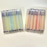 New Boba Bubble Tea Jumbo Straws, 90 Total, Individually Wrapped