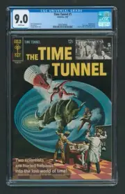 1967 The Time Tunnel #1 CGC 9.0 VF/NM Gold Key WHITE pgs ABC TV